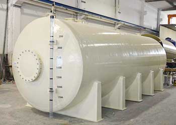 Filtre industriel horizontal